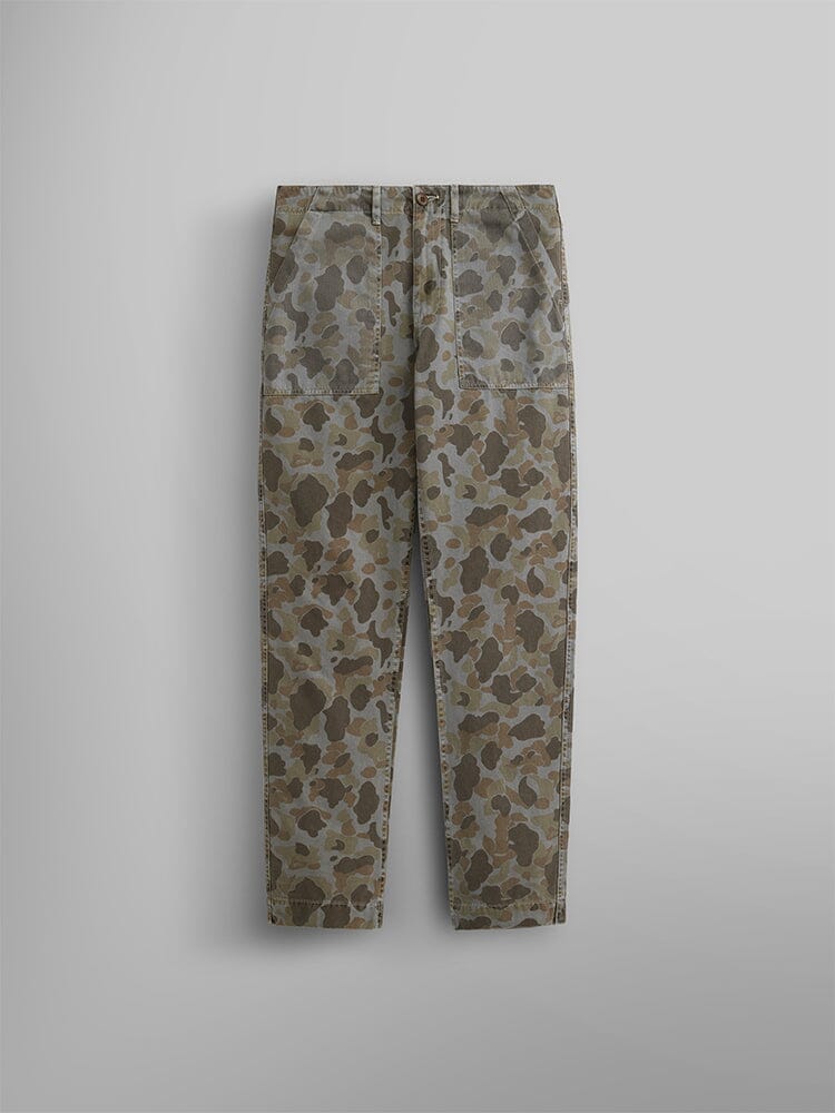 FATIGUE BATTLEWASH PANT BOTTOM Alpha Industries BROWN FROGSKIN CAMO 2830