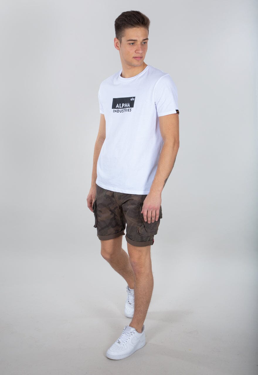 Alpha Industries T-Shirt, Jet Short Camo Cotton Cargo Shorts.