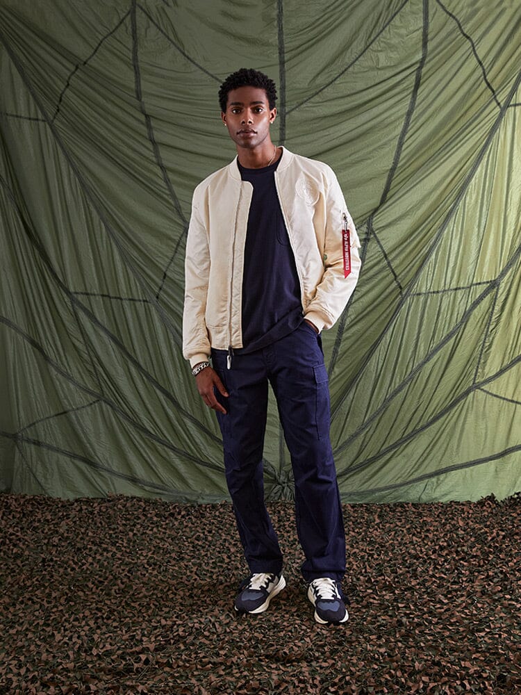 L-2B DRAGONFLY BLOOD CHIT GEN II BOMBER JACKET OUTERWEAR Alpha Industries