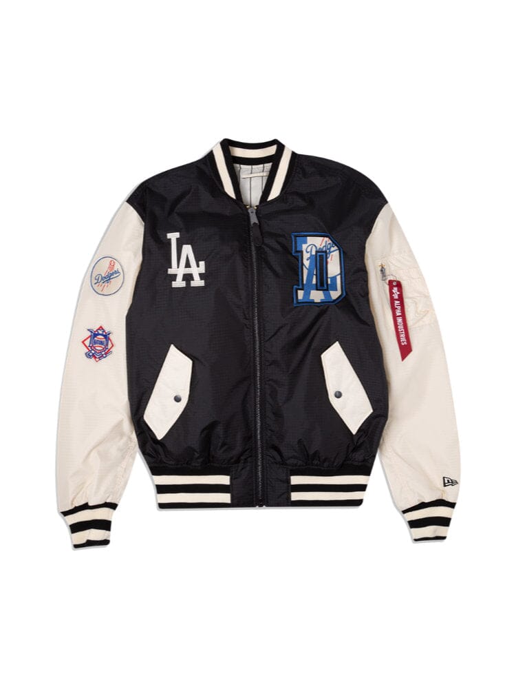 dodgers windbreaker black