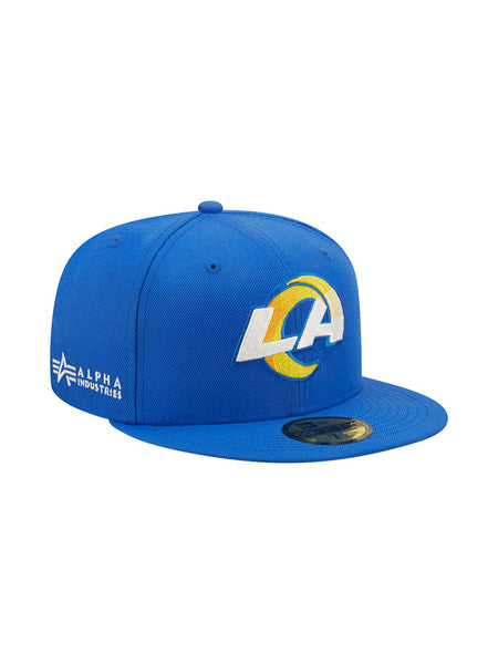 LOS ANGELES RAMS X ALPHA X NEW ERA 59FIFTY FITTED CAP ACCESSORY Alpha Industries 