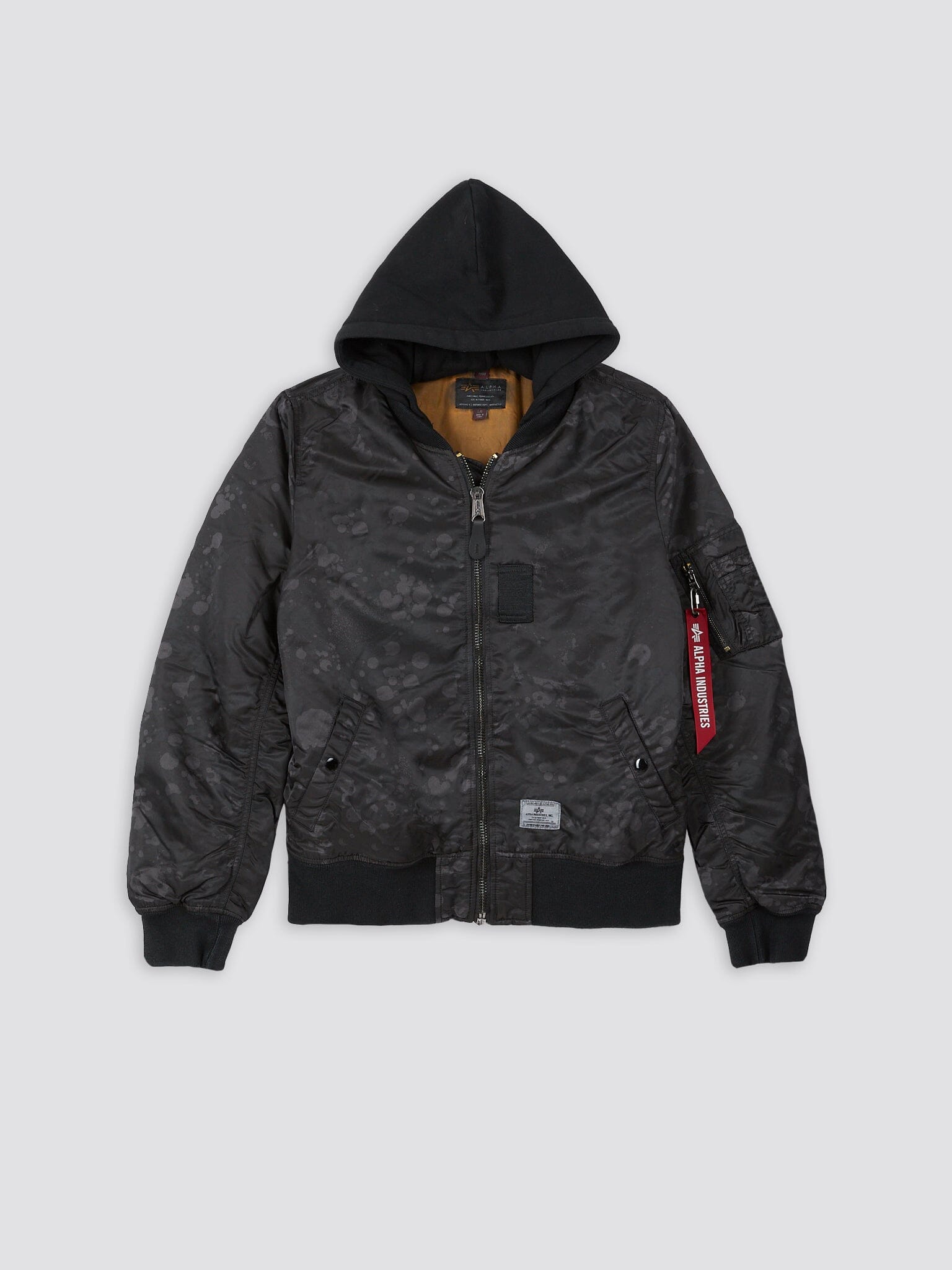 MA-1 HOODED MEN BATTLEWASH BOMBER JACKET – Alpha Industries