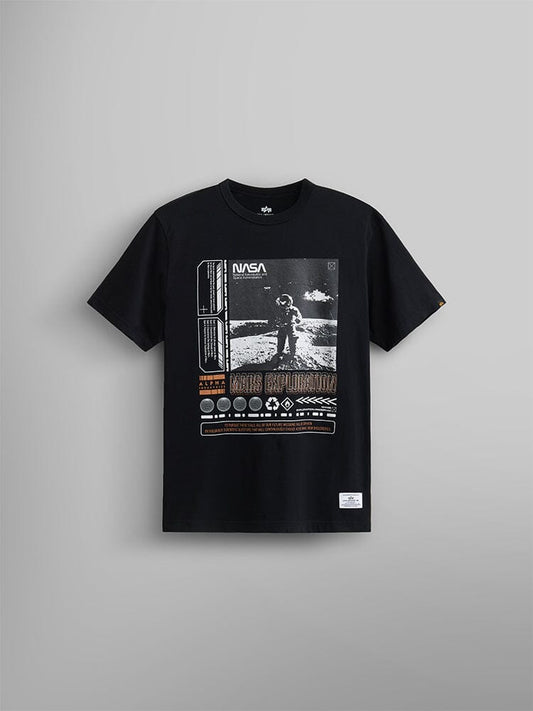 NASA EXPLORATION TEE TOP Alpha Industries BLACK 2XL