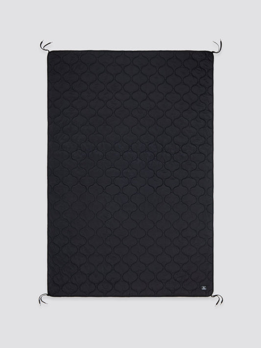 QUILTED BLANKET ACCESSORY Alpha Industries BLACK O/S