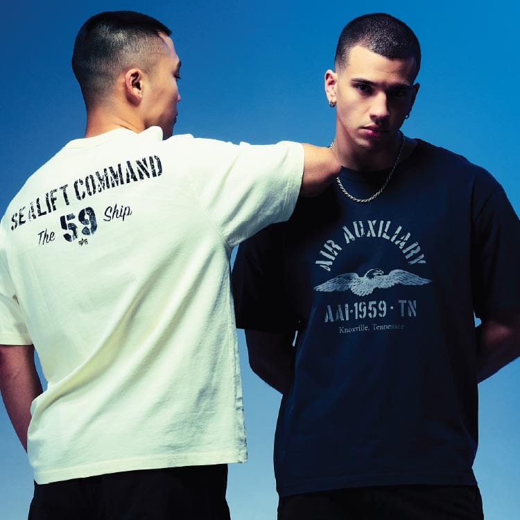 Shirts, T-Shirts & Military Tops