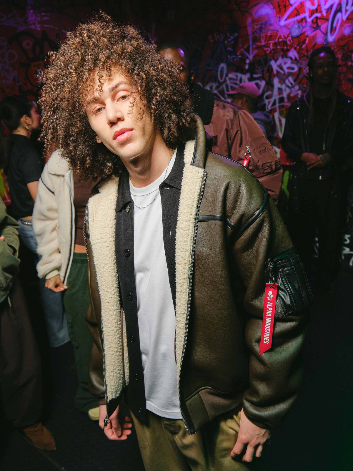 MA-1 Hooded Faux Leather Bomber Jacket — shop