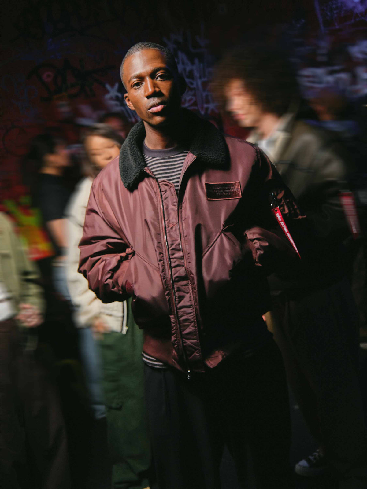 CWU 45/P Oxford Sherpa Collared Bomber Jacket — shop