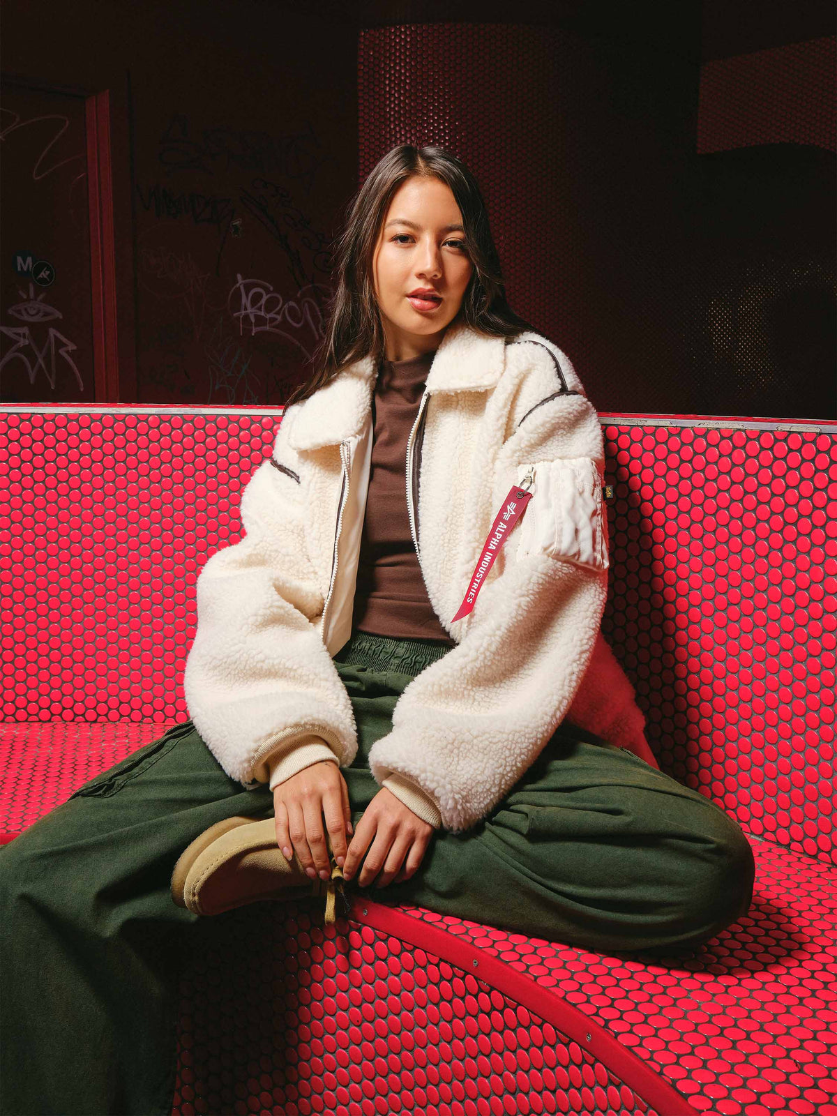 CWU 45/P Sherpa Bomber Jacket Womens — shop