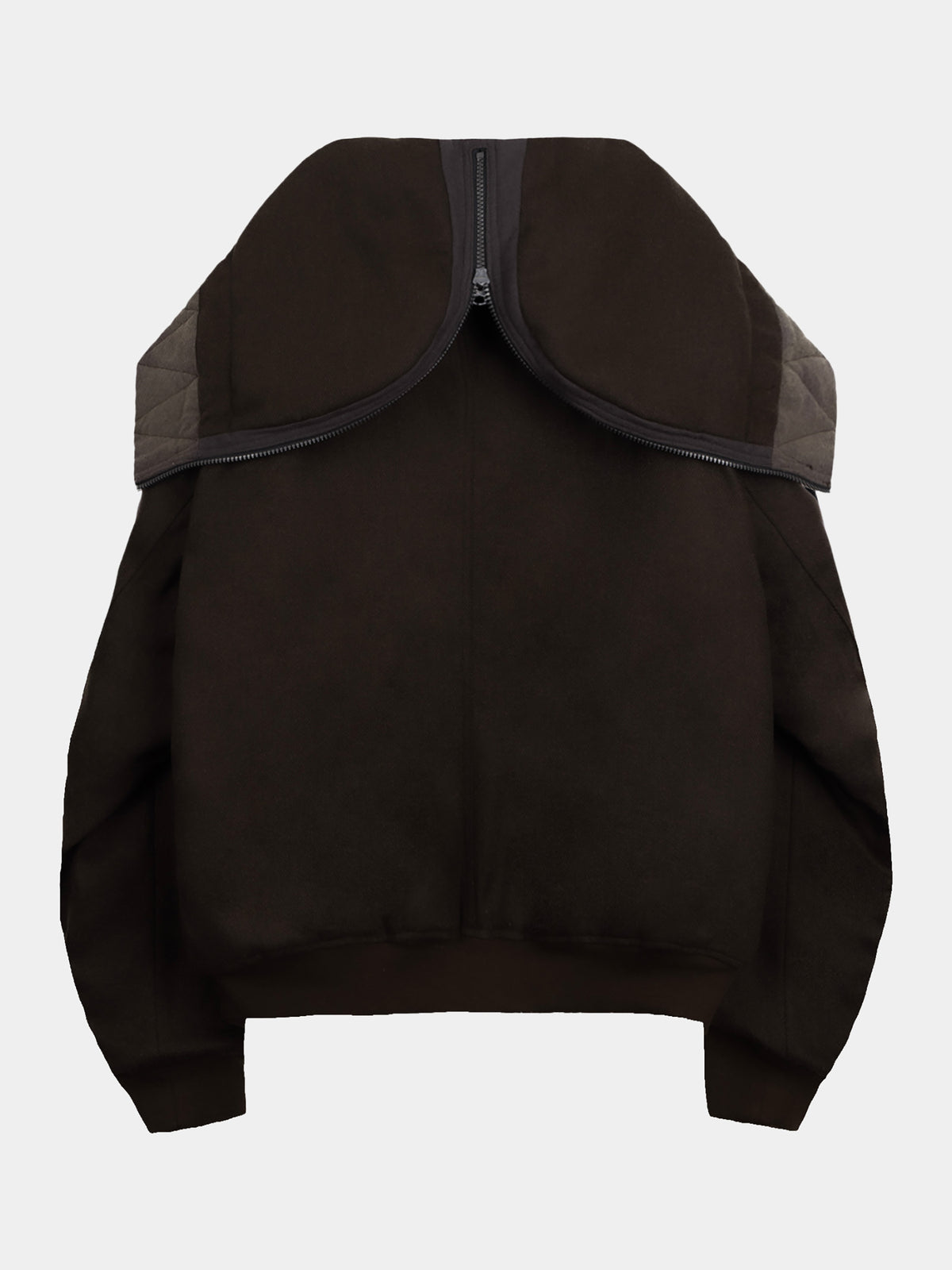 JIYONG KIM X ALPHA SUN-BLEACHED SPLIT-HOOD FLIGHT JACKET