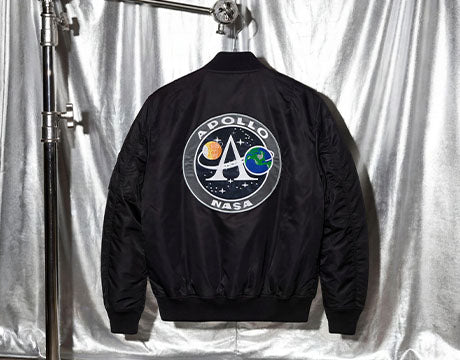NASA inspired jackets, hoodies and tees