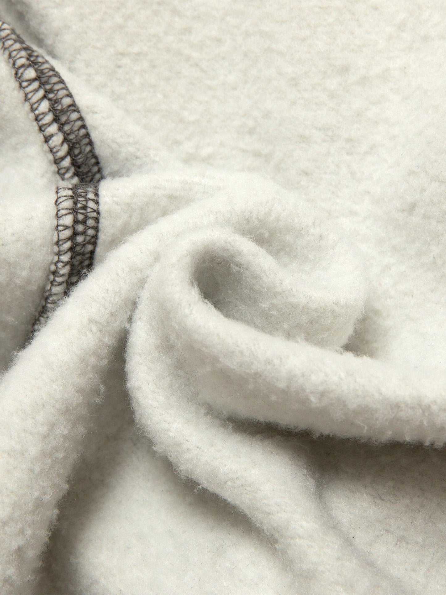 Aape X Alpha Army Sweatpant by Alpha Industries, off-white fleece with visible stitching and folds.
