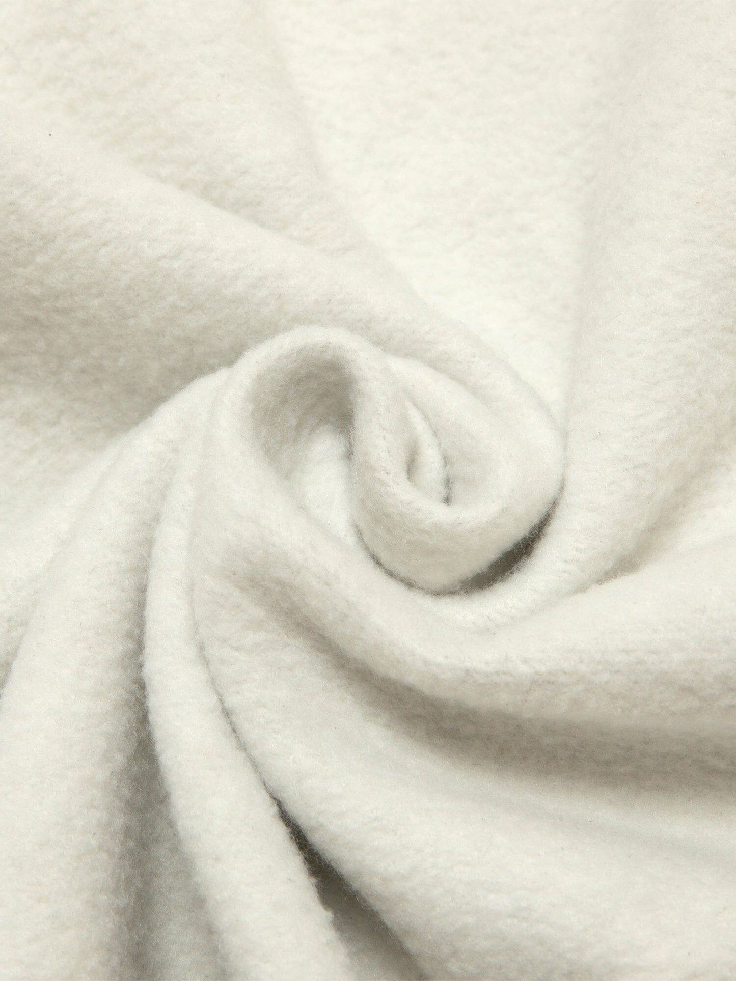 Aape x Alpha Crewneck Sweatshirt by Alpha Industries, soft white fleece with textured and thick material.