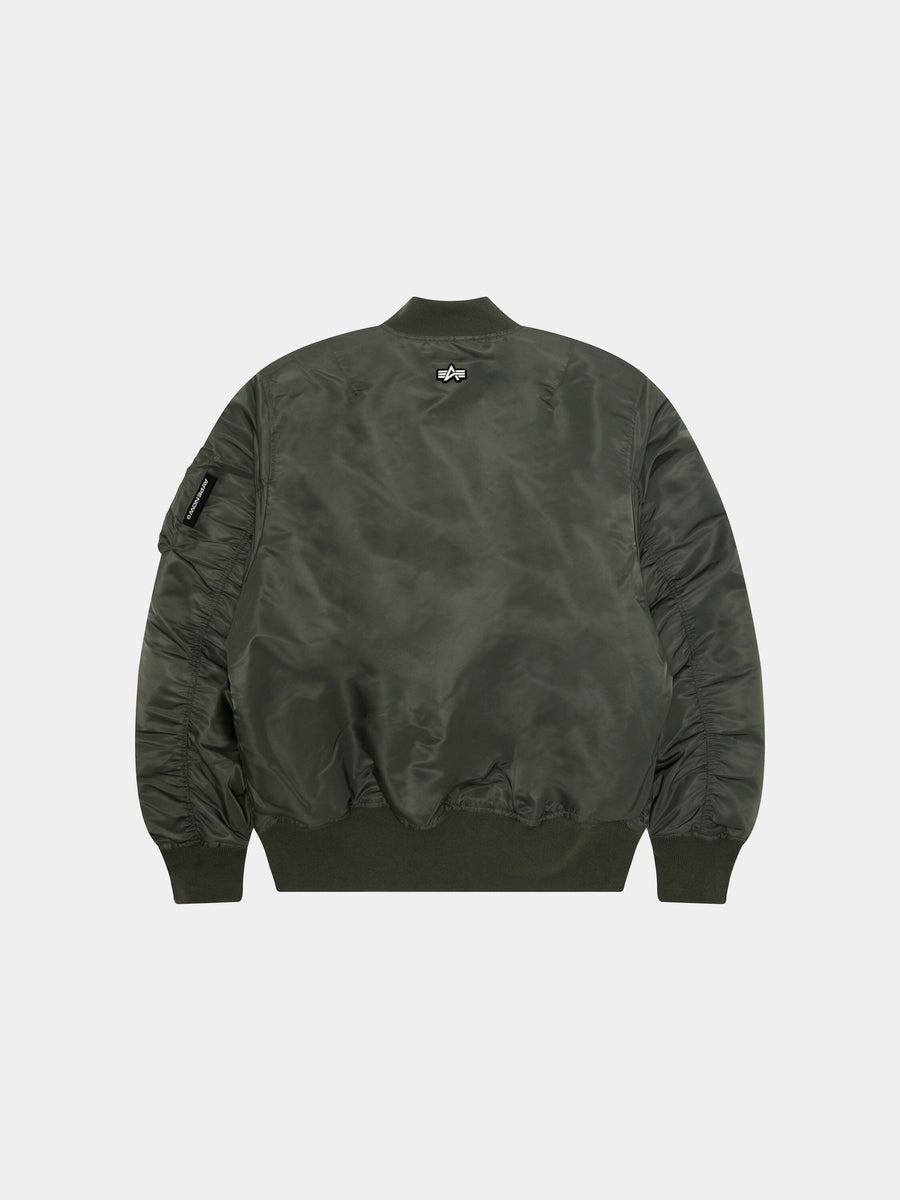 AAPE X ALPHA MA-1 BOMBER JACKET COLLAB Alpha Industries 