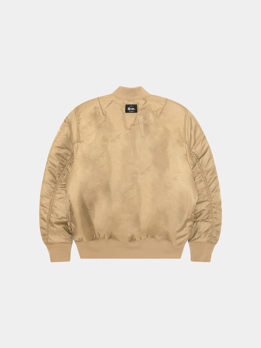 AAPE X ALPHA MA-1 BOMBER JACKET COLLAB Alpha Industries 