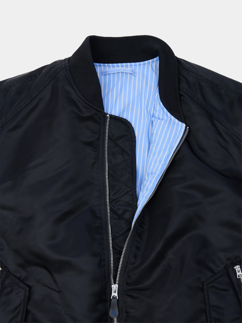 ADER ERROR SIGNIFICANT X ALPHA MA-1 LINER VEST BOMBER JACKET (BLACK) OUTERWEAR Alpha Industries 