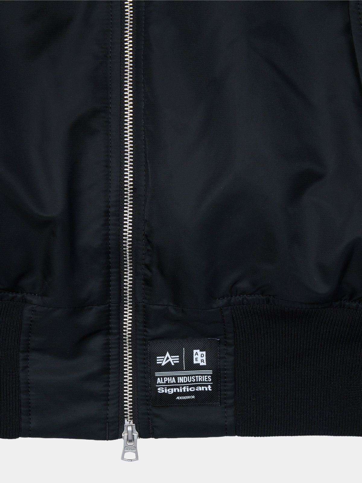 ADER ERROR SIGNIFICANT X ALPHA MA-1 LINER VEST BOMBER JACKET (BLACK) OUTERWEAR Alpha Industries 