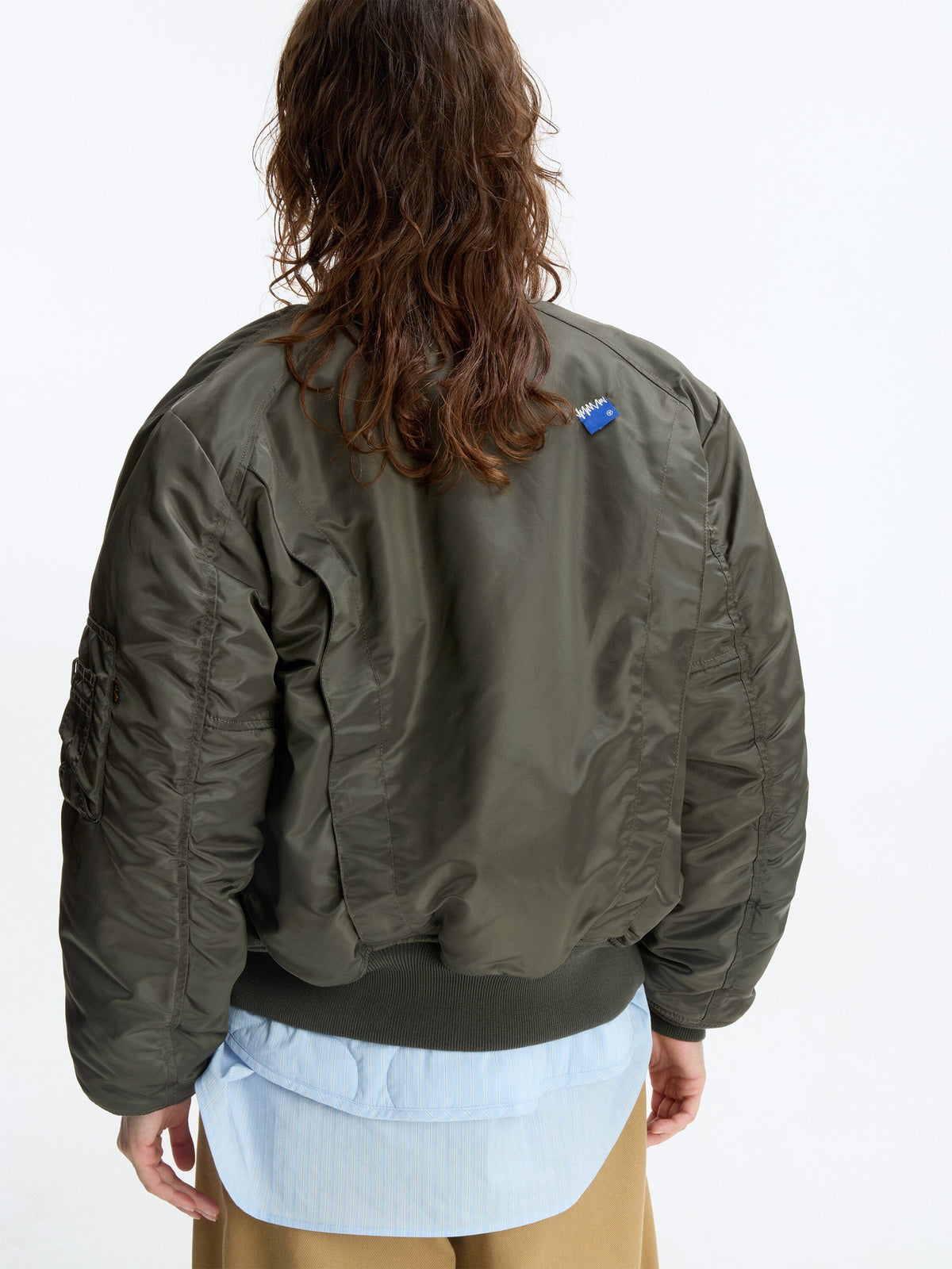 ADER ERROR SIGNIFICANT X ALPHA MA-1 LINER VEST BOMBER JACKET (KHAKI) OUTERWEAR Alpha Industries 