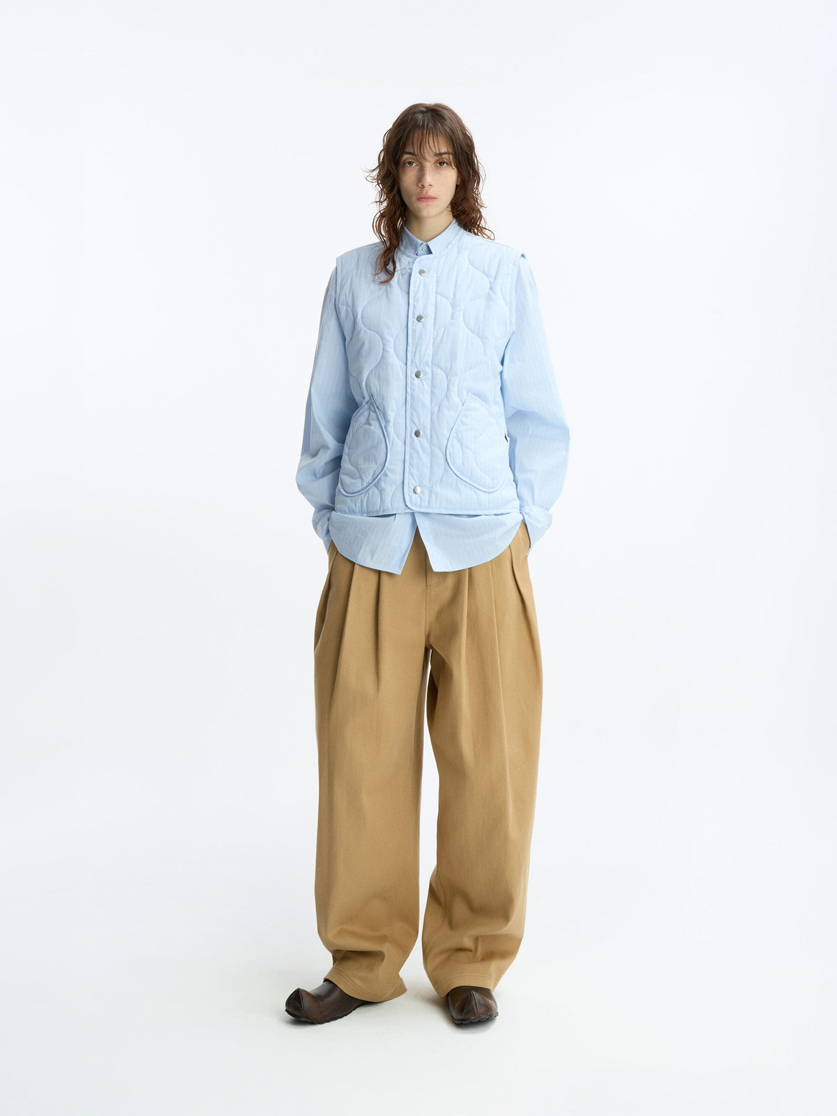 ADER ERROR SIGNIFICANT X ALPHA MA-1 LINER VEST BOMBER JACKET (KHAKI) OUTERWEAR Alpha Industries 