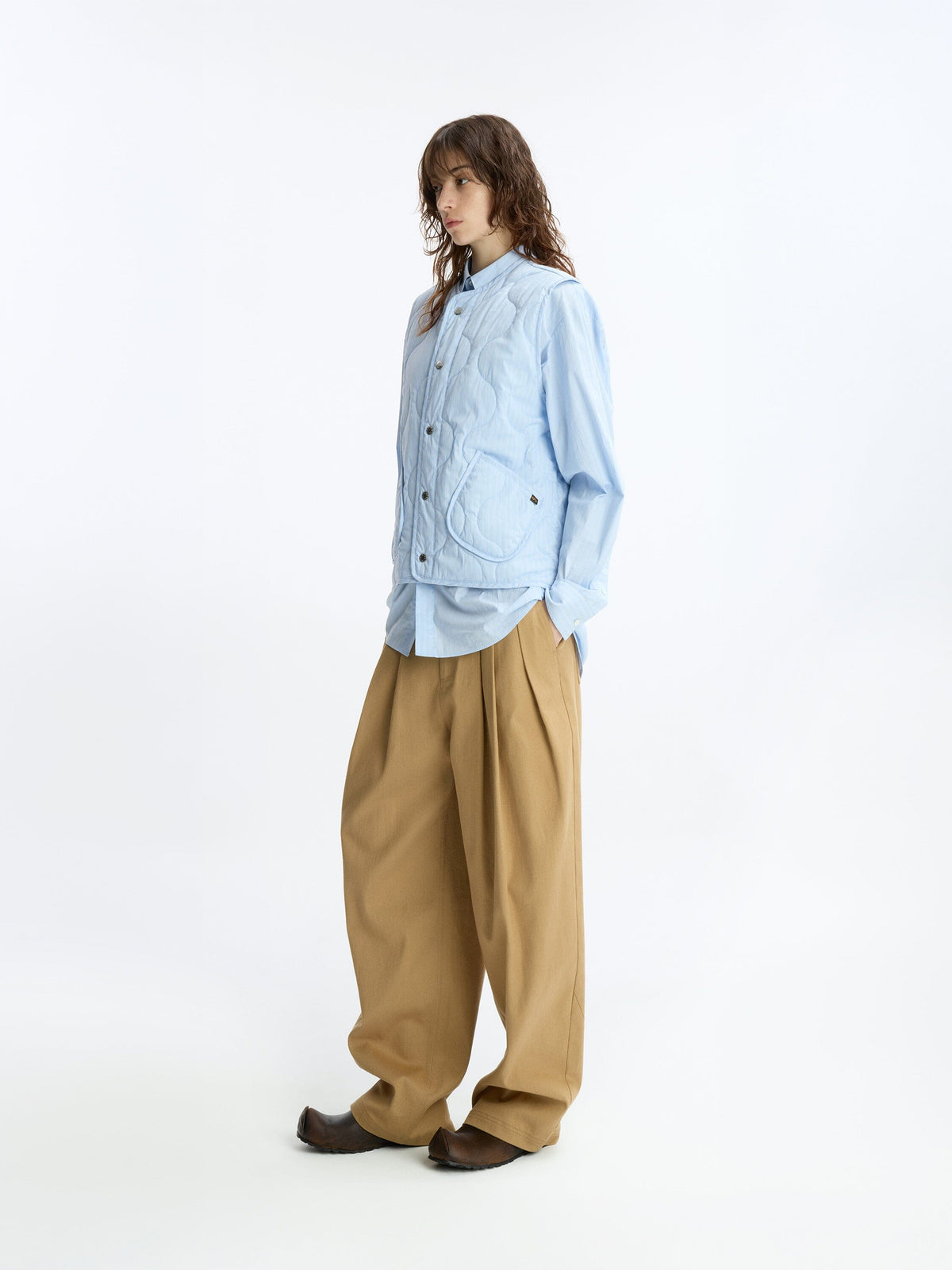 ADER ERROR SIGNIFICANT X ALPHA MA-1 LINER VEST BOMBER JACKET (KHAKI) OUTERWEAR Alpha Industries 
