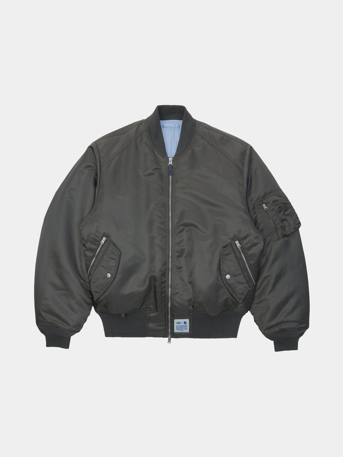 ADER ERROR SIGNIFICANT X ALPHA MA-1 LINER VEST BOMBER JACKET (KHAKI) OUTERWEAR Alpha Industries KHAKI XXS 