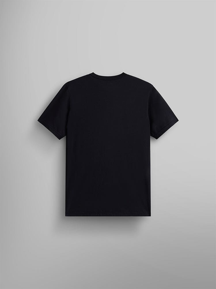 Alpha Camo Tee by Alpha Industries, black short-sleeve t-shirt.
