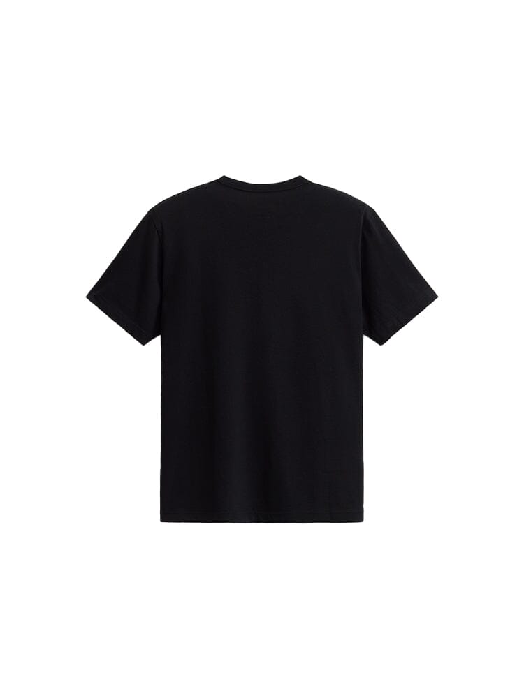 Alpha Commander Tee by Alpha Industries, black, short-sleeved t-shirt, 210 GSM fabric.