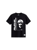 Alpha Commander Tee by Alpha Industries, black graphic tee, helmet and “Alpha Industries” print, 210 GSM fabric.