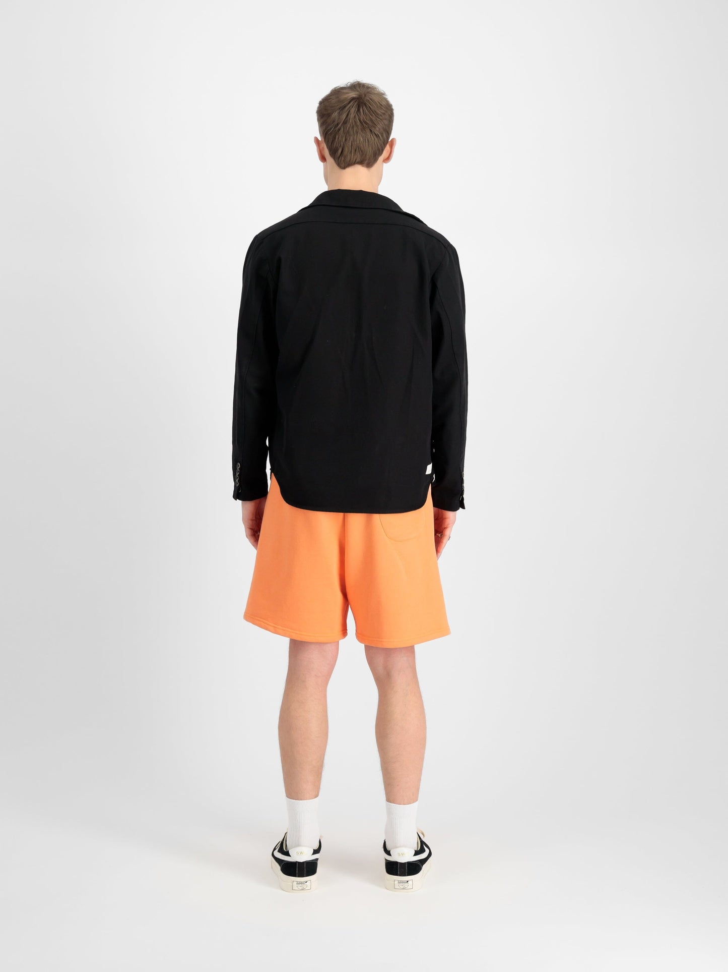 Alpha Essential Relaxed Short by Alpha Industries in Orange.