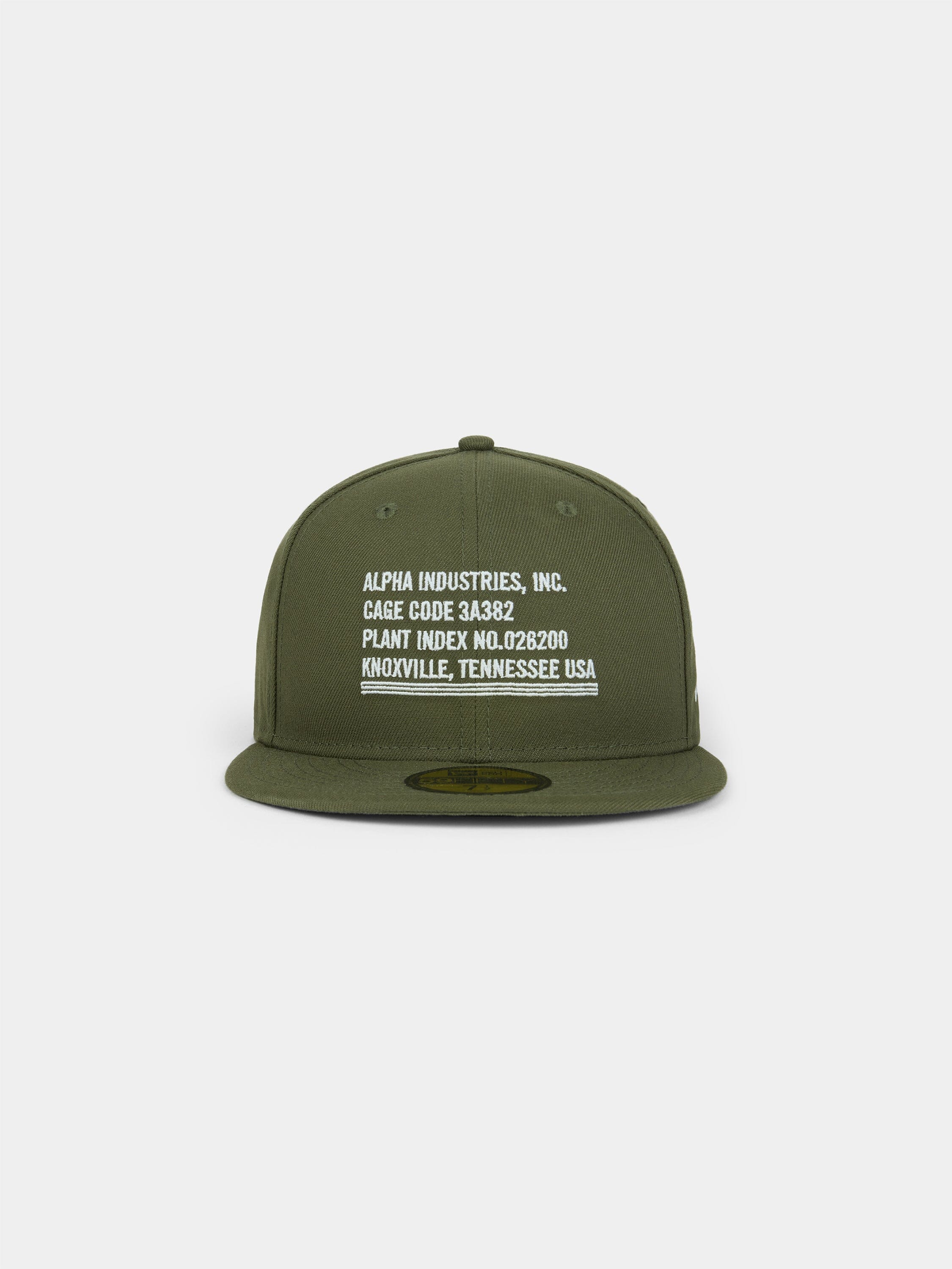 Alpha Industries X New Era 59fifty Cage Code Hat - Olive / 75/8