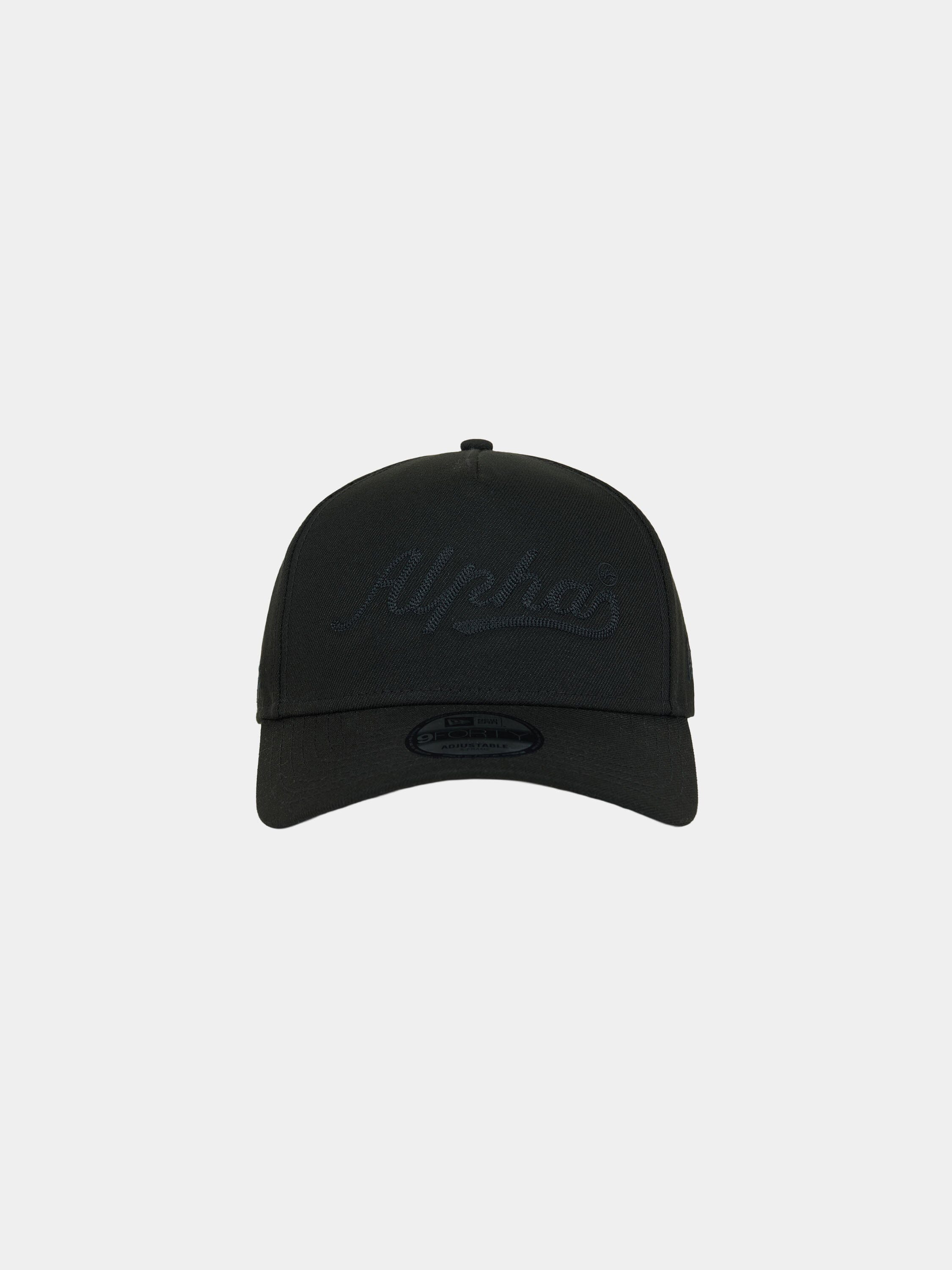 ALPHA INDUSTRIES X NEW ERA 940 SCRIPT HAT HAT Alpha Industries BLACK ONE SIZE 