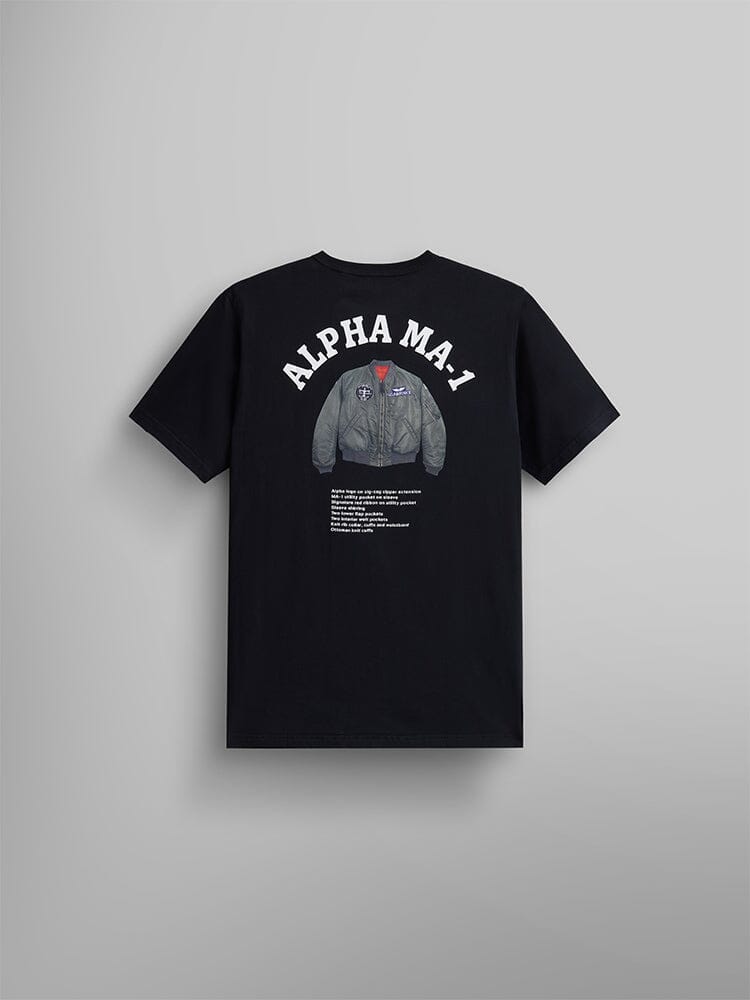 ALPHA MA-1 TEE TOP Alpha Industries BLACK S 