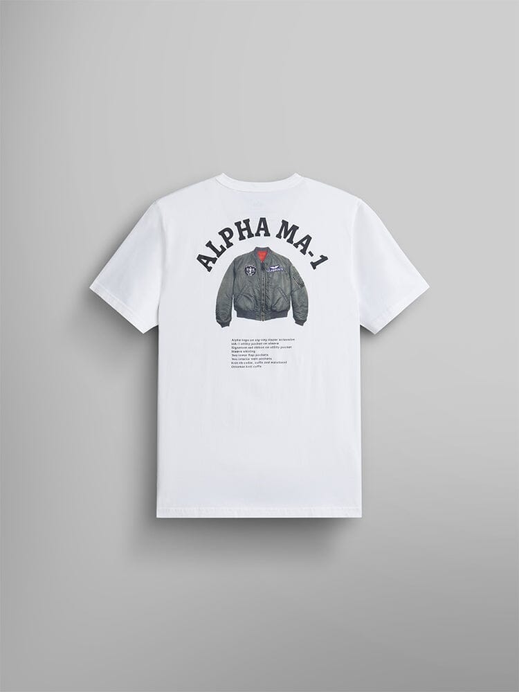 ALPHA MA-1 TEE TOP Alpha Industries WHITE S 