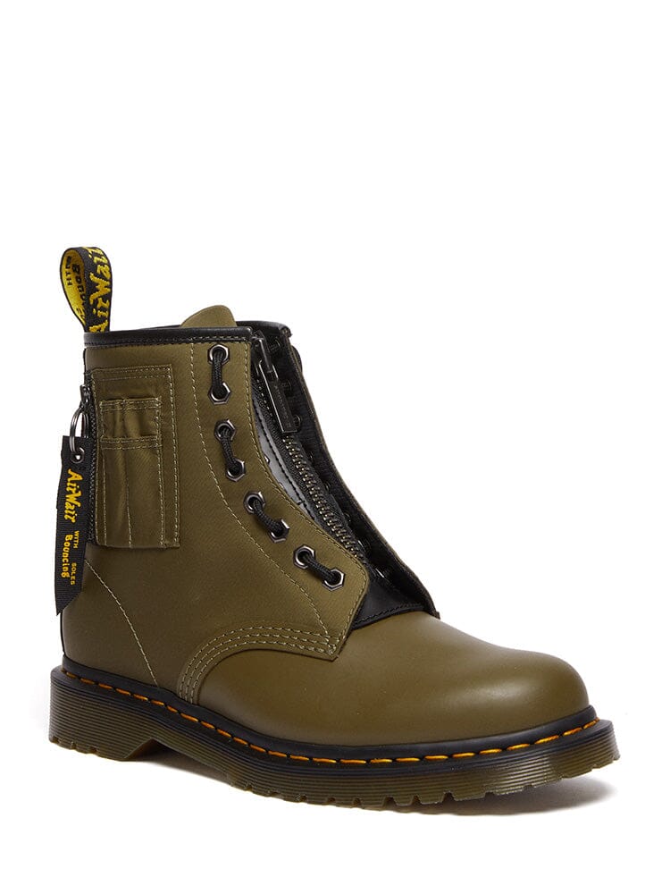 ALPHA X DR MARTENS 1460 BEN BOOT FOOTWEAR Alpha Industries OLIVE 3 