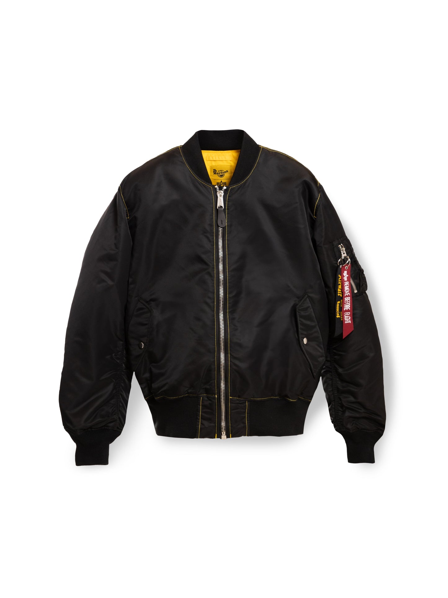 ALPHA X DR MARTENS MA-1 BOMBER JACKET OUTERWEAR Alpha Industries BLACK XS 
