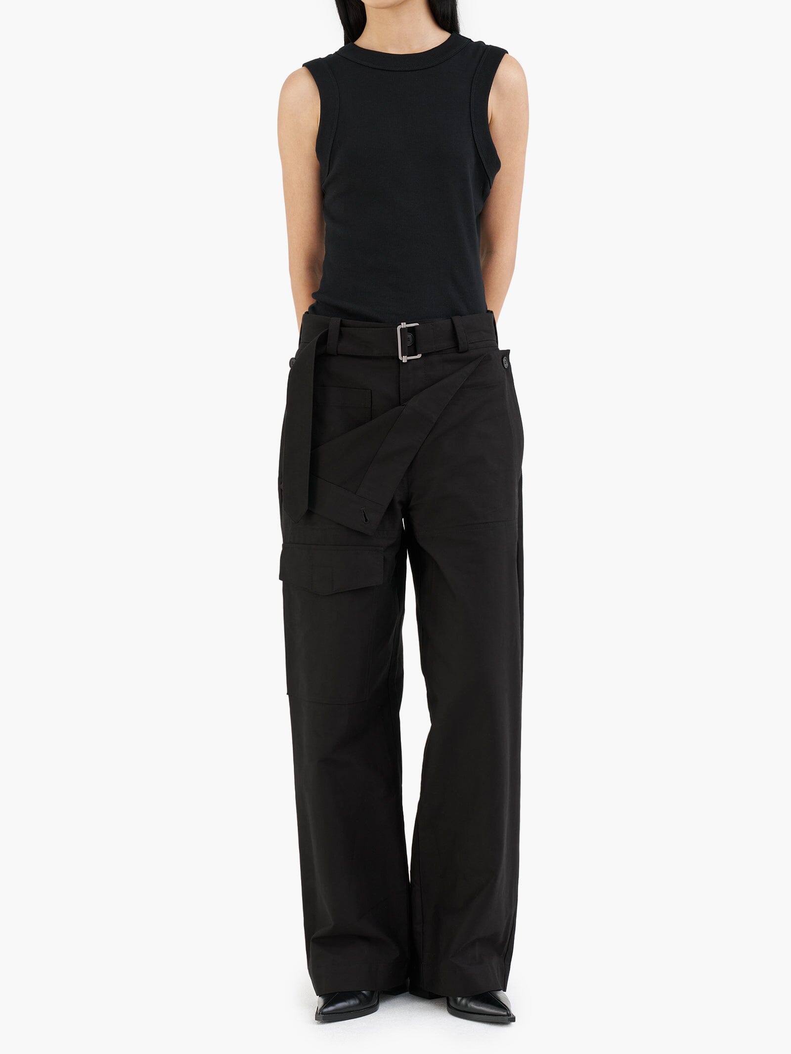ALPHA X JIYONGKIM DOUBLE FRONT TROUSERS COLLAB Alpha Industries 
