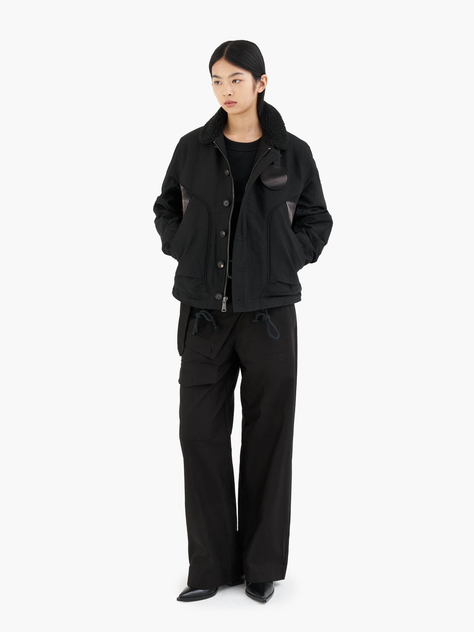 ALPHA X JIYONGKIM DOUBLE FRONT TROUSERS COLLAB Alpha Industries 