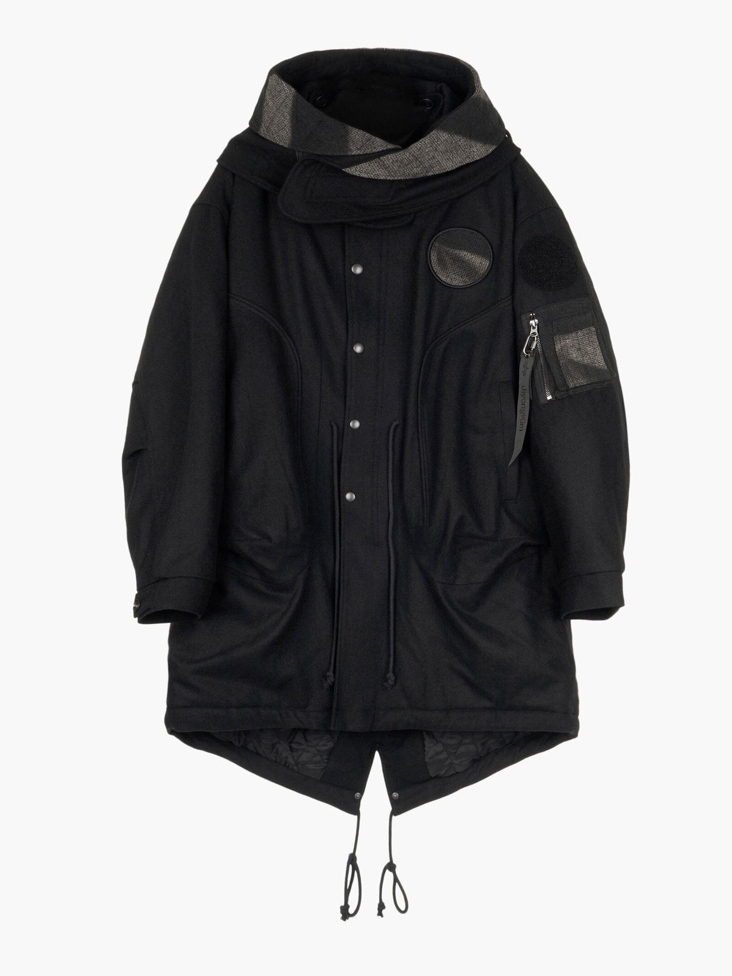 ALPHA X JIYONGKIM SUN-BLEACHED FISHTAIL COAT COLLAB Alpha Industries 