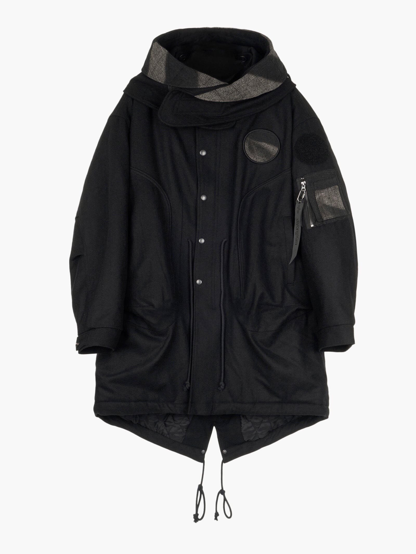 ALPHA X JIYONGKIM SUN-BLEACHED FISHTAIL COAT COLLAB Alpha Industries 
