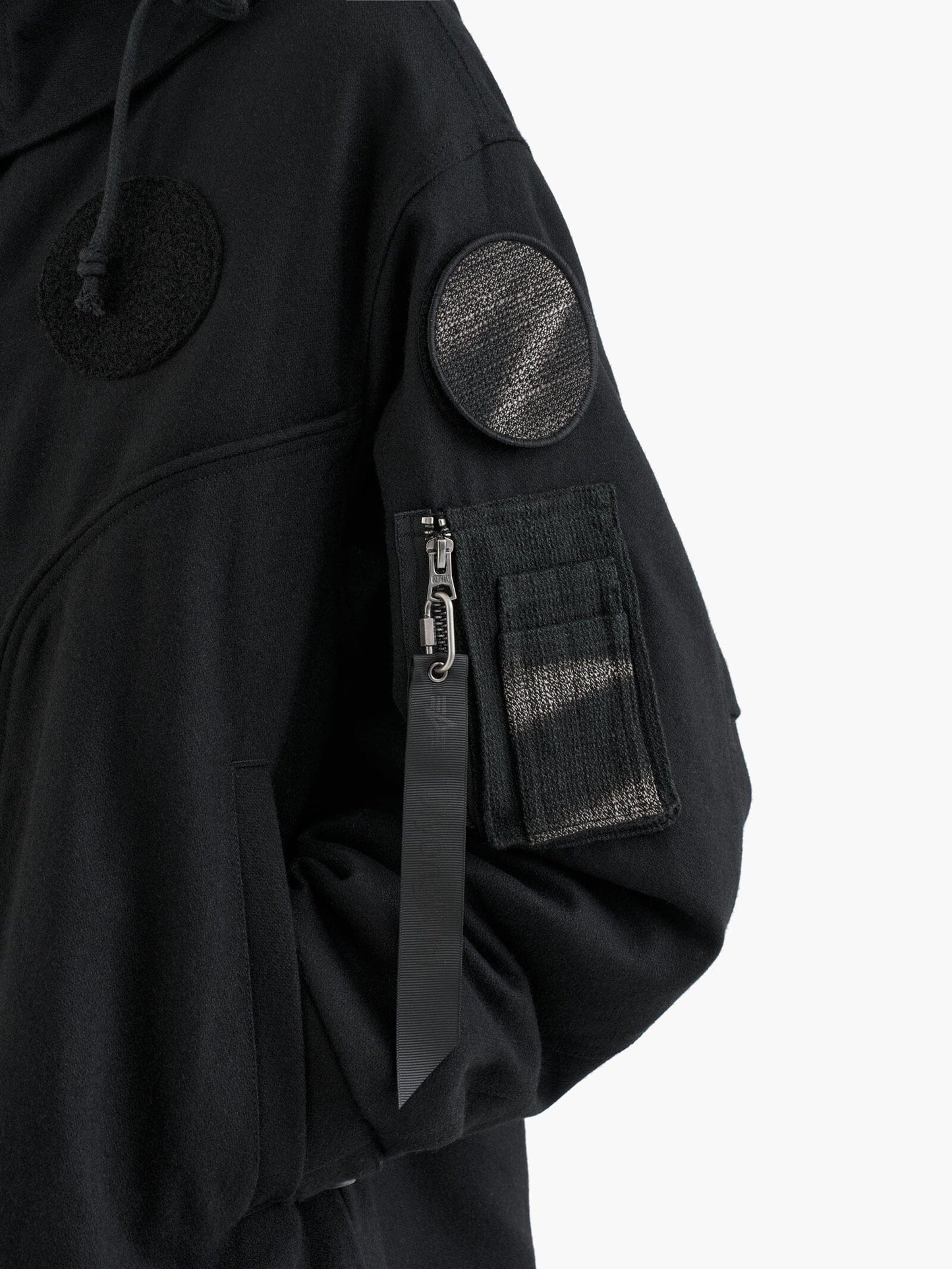 ALPHA X JIYONGKIM SUN-BLEACHED FISHTAIL COAT COLLAB Alpha Industries 