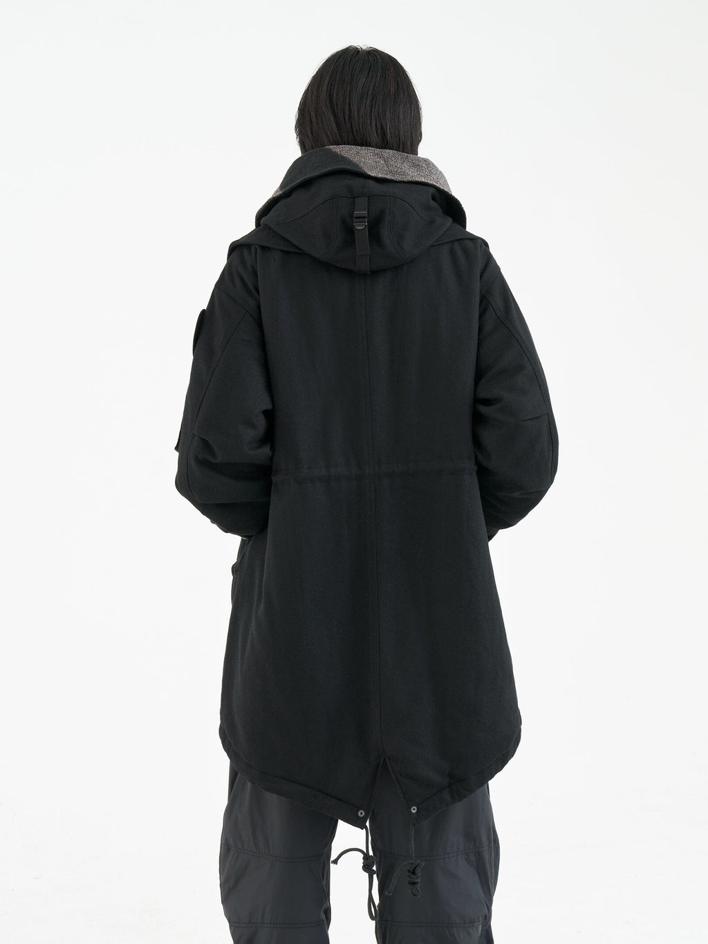 ALPHA X JIYONGKIM SUN-BLEACHED FISHTAIL COAT COLLAB Alpha Industries 