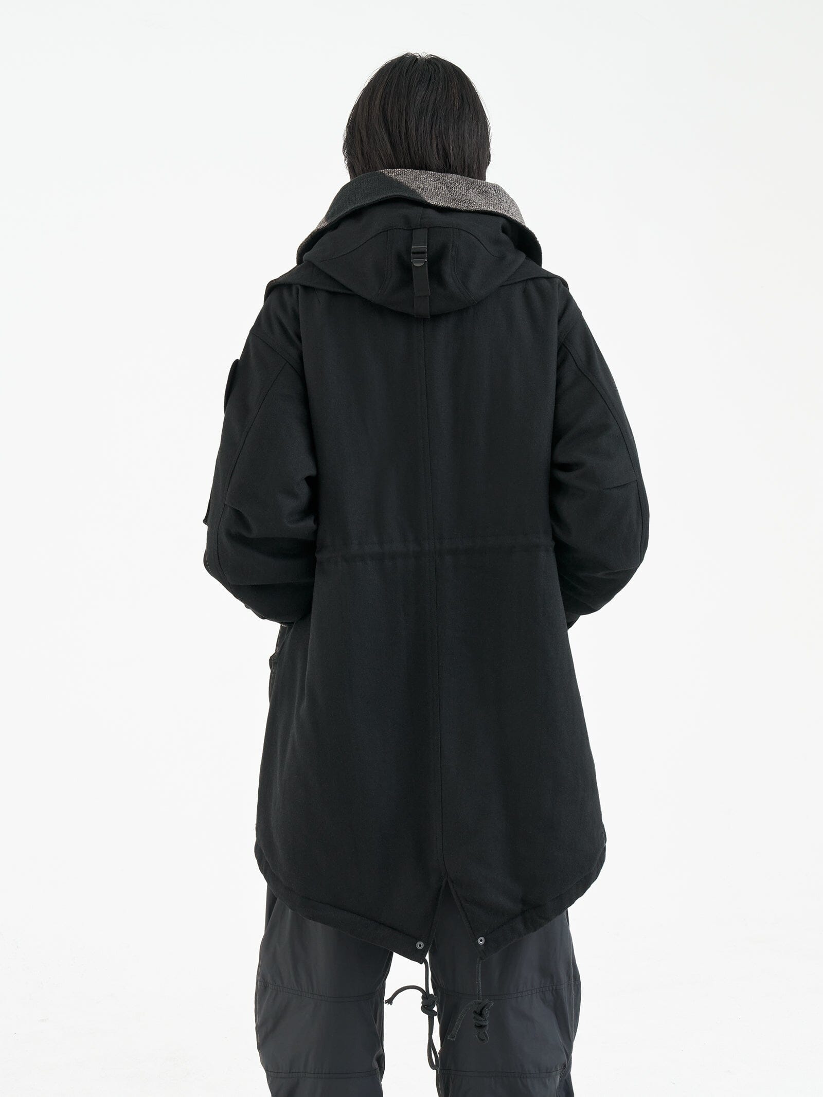 ALPHA X JIYONGKIM SUN-BLEACHED FISHTAIL COAT COLLAB Alpha Industries 