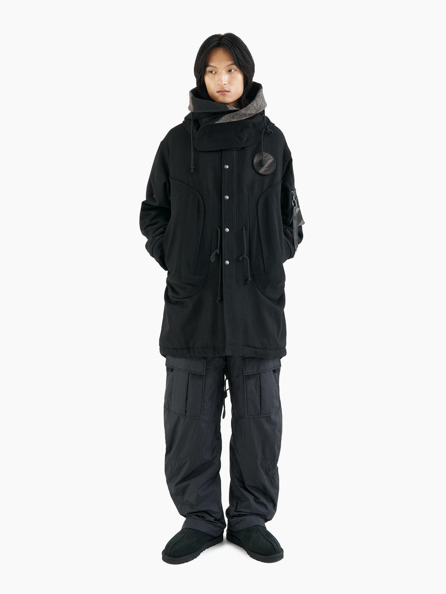 ALPHA X JIYONGKIM SUN-BLEACHED FISHTAIL COAT COLLAB Alpha Industries 