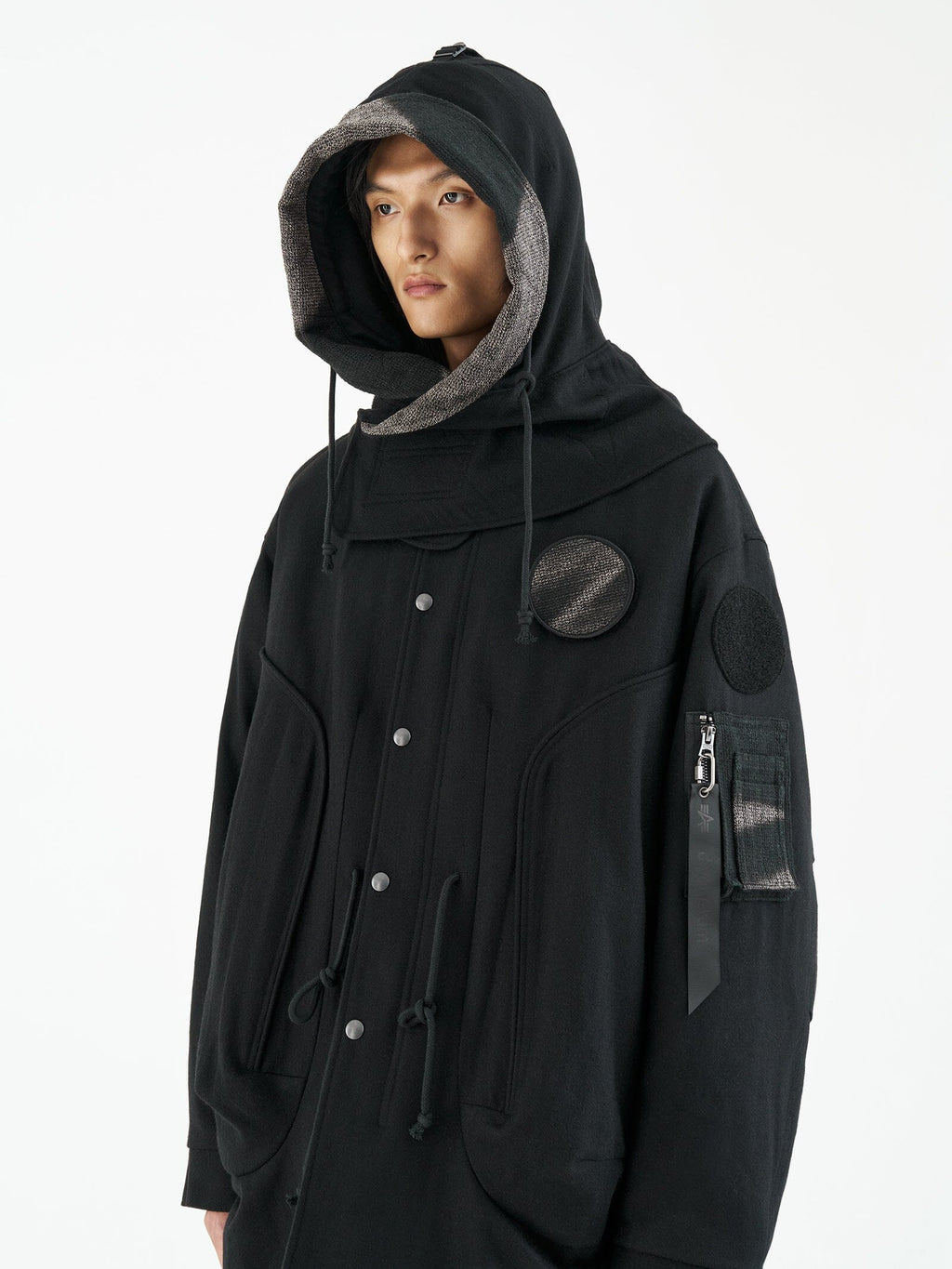 ALPHA X JIYONGKIM SUN-BLEACHED FISHTAIL COAT COLLAB Alpha Industries 