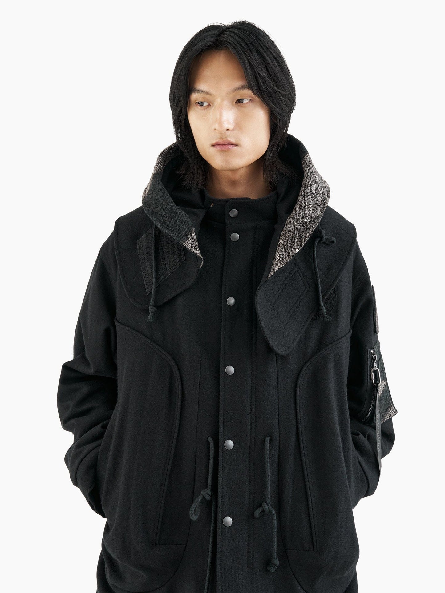 ALPHA X JIYONGKIM SUN-BLEACHED FISHTAIL COAT COLLAB Alpha Industries 