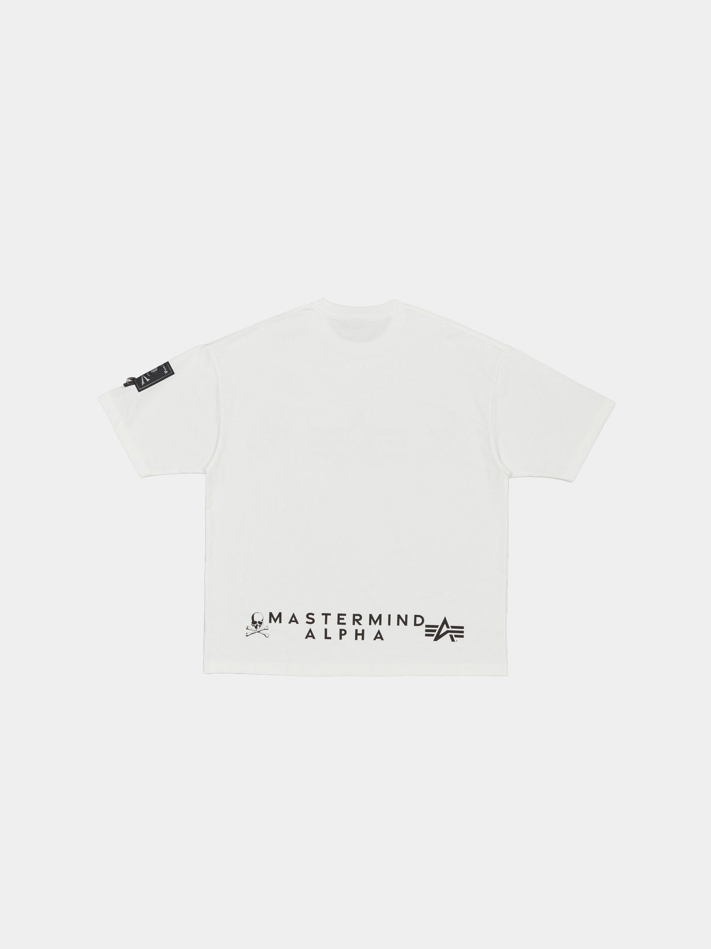 ALPHA X MASTERMIND GRAPHIC LOGO TEE COLLAB Alpha Industries 