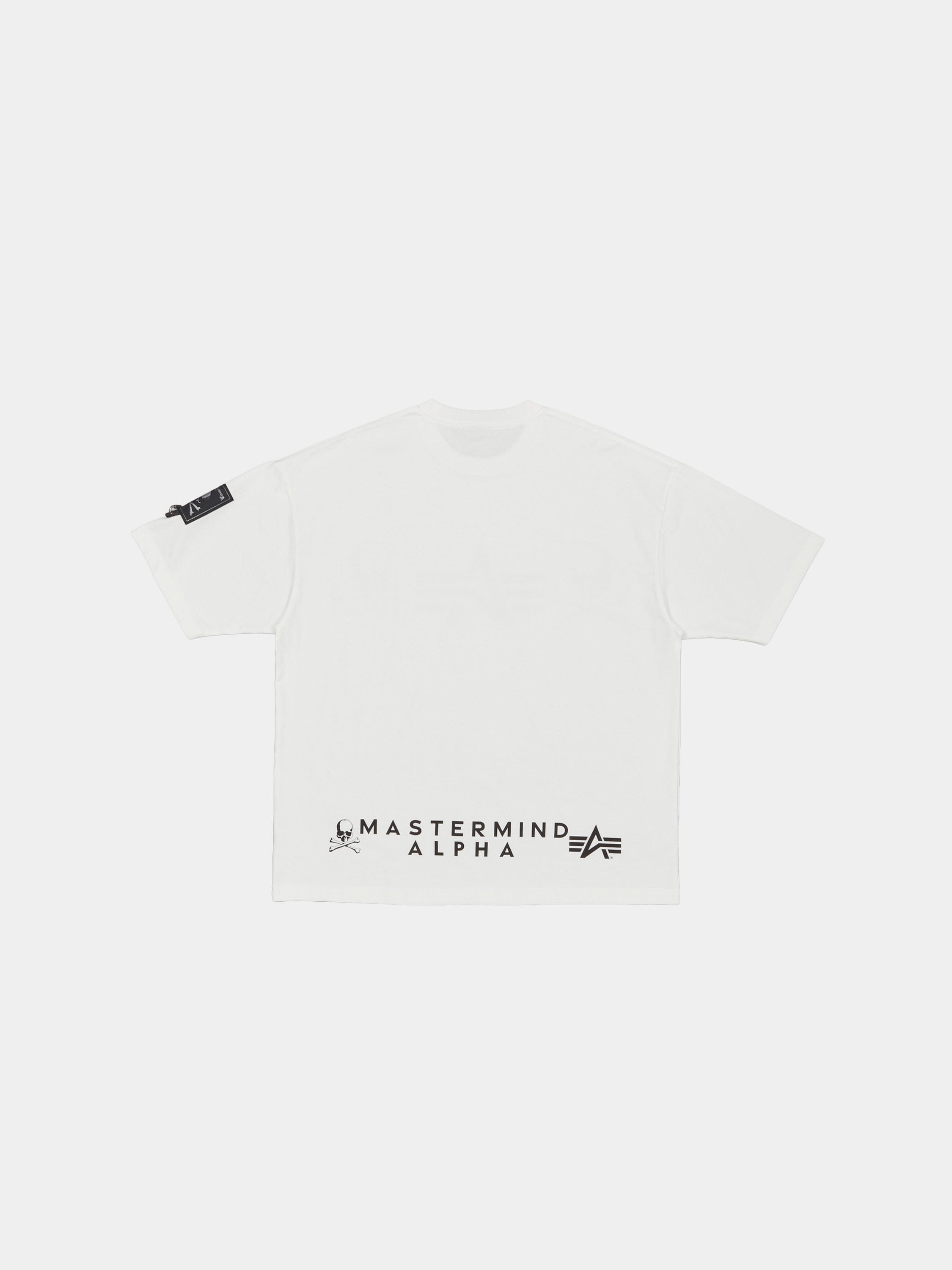 ALPHA X MASTERMIND GRAPHIC LOGO TEE COLLAB Alpha Industries 