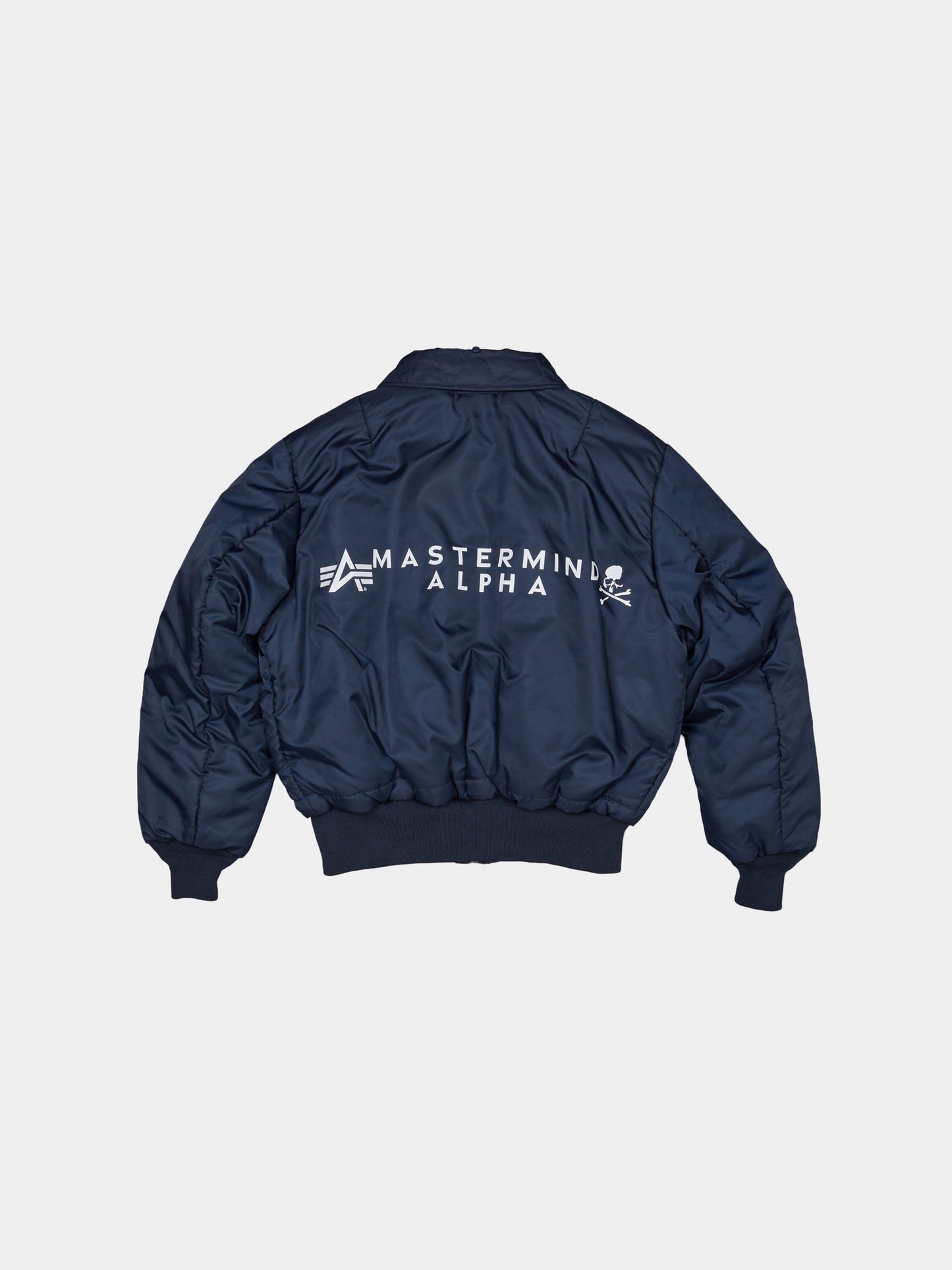 ALPHA X MASTERMIND REVERSIBLE FAUX MOUTON B-15 FLIGHT JACKET COLLAB Alpha Industries 