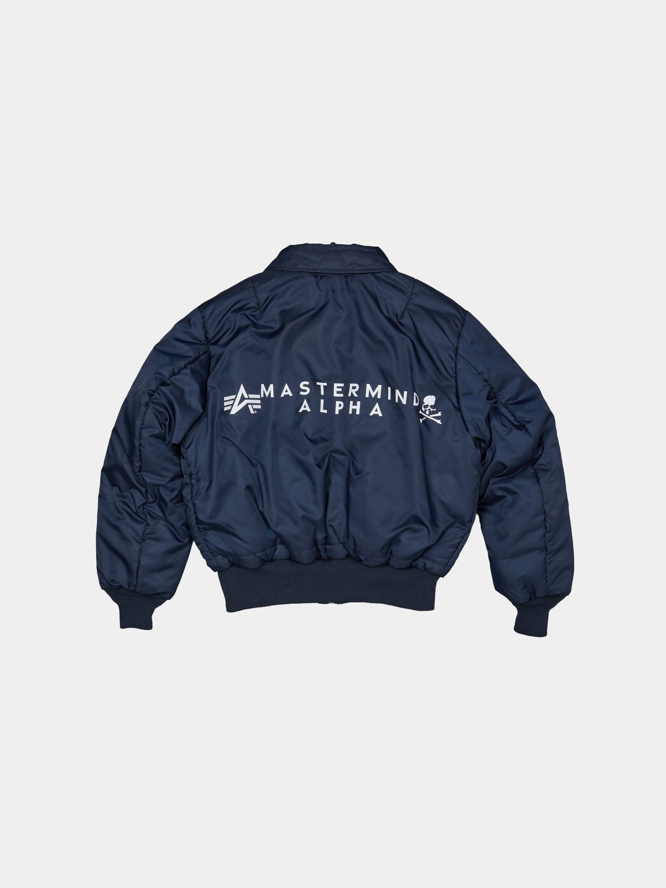 ALPHA X MASTERMIND REVERSIBLE FAUX MOUTON B-15 FLIGHT JACKET COLLAB Alpha Industries 