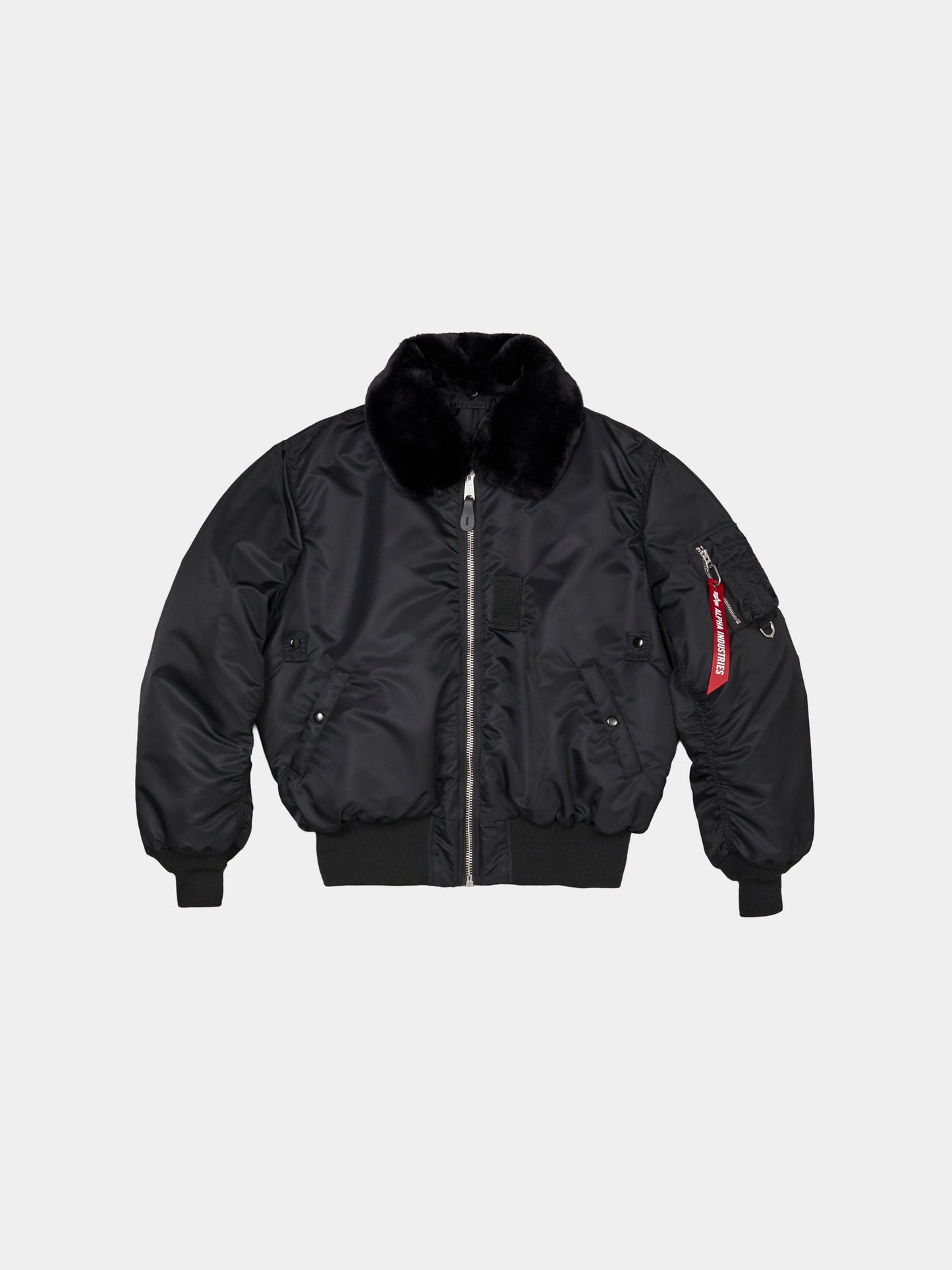 ALPHA X MASTERMIND REVERSIBLE FAUX MOUTON B-15 FLIGHT JACKET COLLAB Alpha Industries 