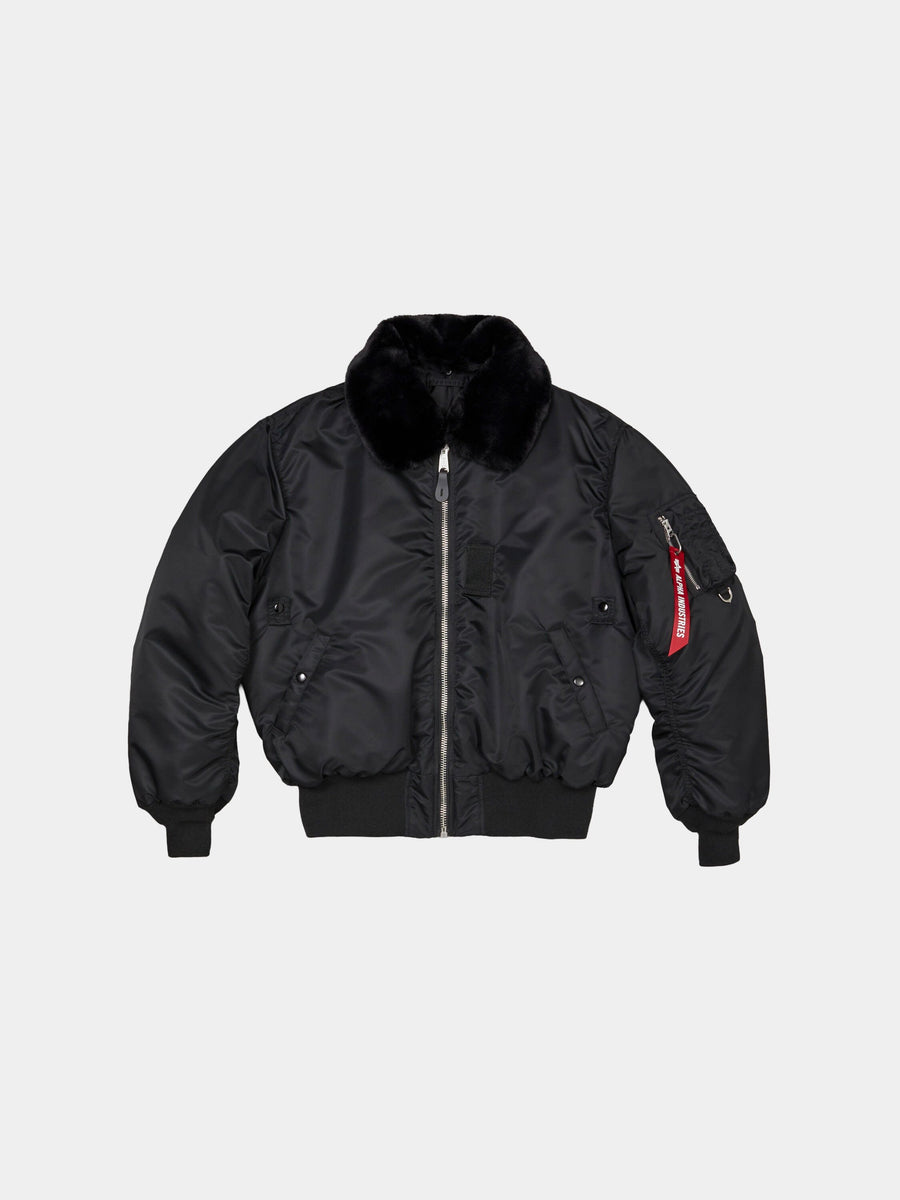 ALPHA X MASTERMIND REVERSIBLE FAUX MOUTON B-15 FLIGHT JACKET COLLAB Alpha Industries 